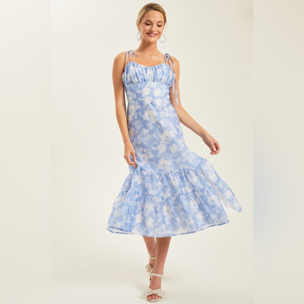 NWT Altar’d State Esther Floral Midi Dress Large
